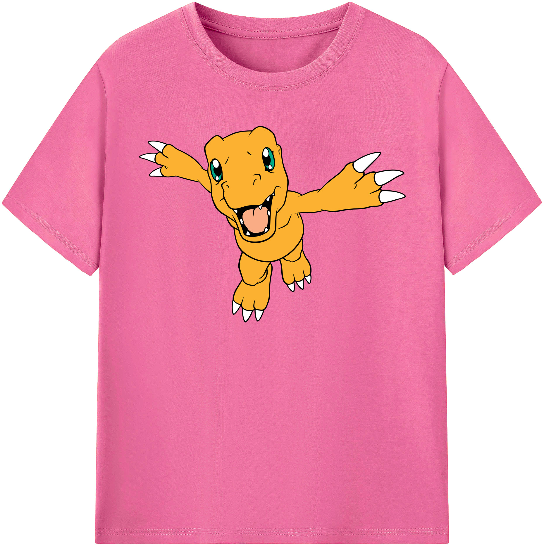 （画像用） Digimon デジタルモンスター/デジモン レディースカジュアルプリントTシャツ（綿100％）